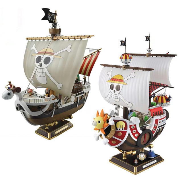 28cm One Piece Merry Figure Thousand Sunny Pirate Ship Navy Boat